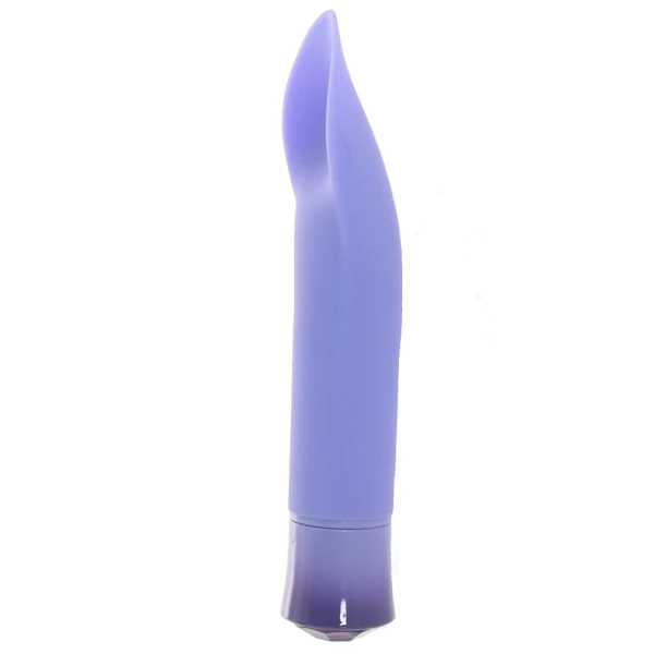 Oh My Gem Enrapture Rechargeable Waterproof Silicone Warming Clitoral Vibrator By Blush - Tanzanite
