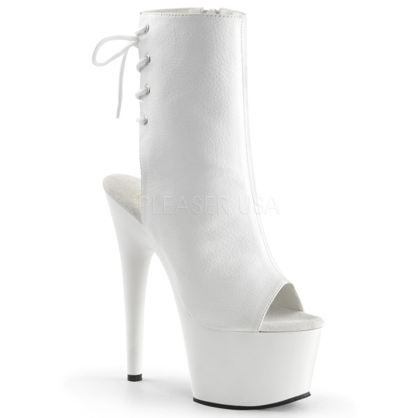 7 inches Heel, 2 3/4 inches PF Open Toe/Back Ankle Boot — image 5 of 20