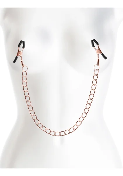 Bound Adjustable DC2 Nipple Clamps by NS Novelties - Rose Gold