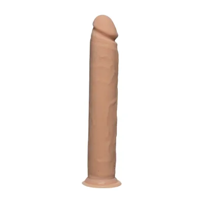 The D The Realistic D Suction Cup Dildo Skin 12 Inch