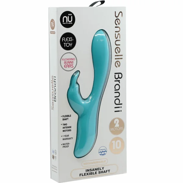 Nu Sensuelle Brandii Rabbit Vibrator with Flexible Shaft