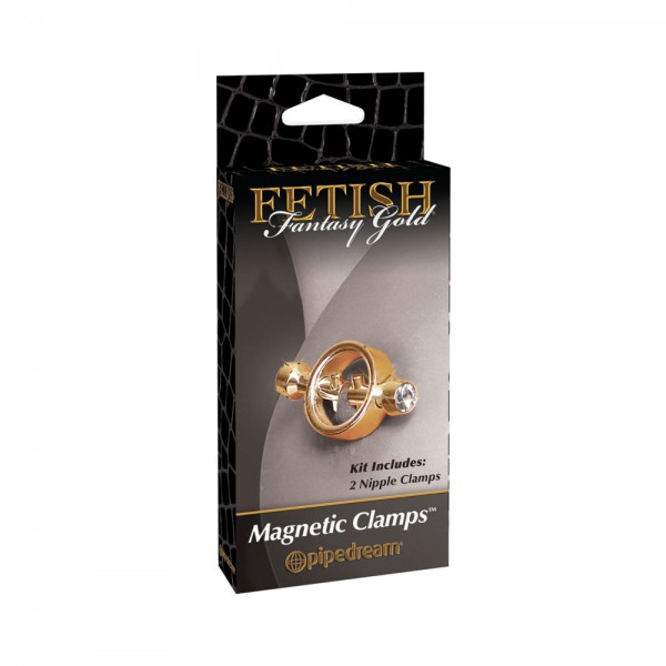Fetish Fantasy Gold Magnetic Nipple Clamps — image 6 of 16