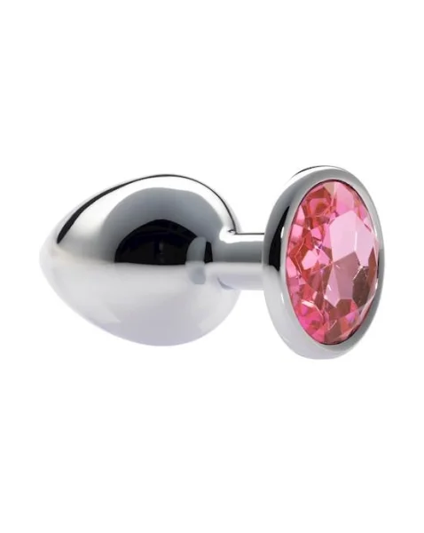 Kink Range Alloy Gem Butt Plug - 3.7 Inch - Large