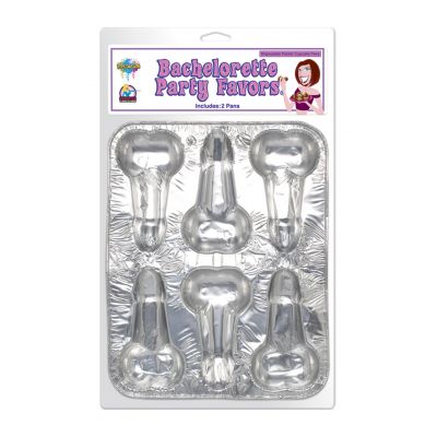 Bachelorette Party Favours Disposable Pecker Cake Pans Small