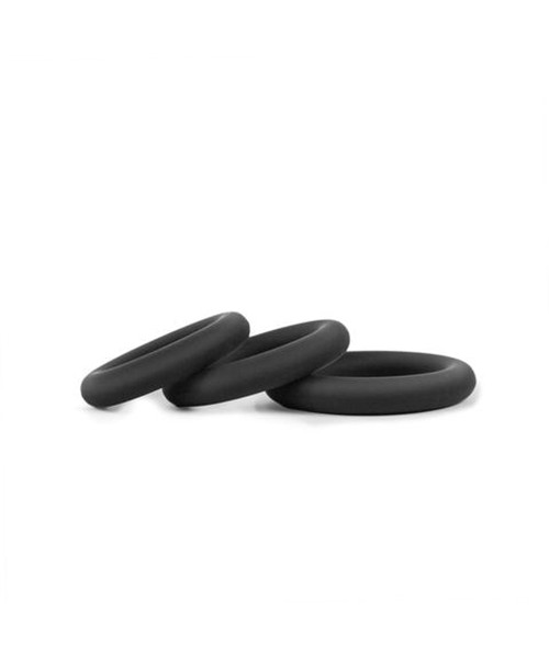 Hombre Snug Fit Silicone C-Rings, 3 Pk