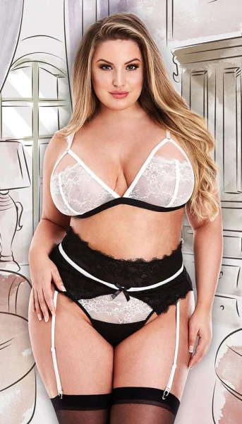 Sultry Lace Maid Lingerie Set