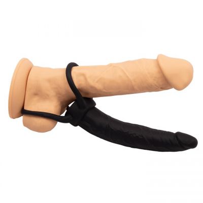 Bondara Black Dual Penetration Anal Strap On Dildo 6 Inch