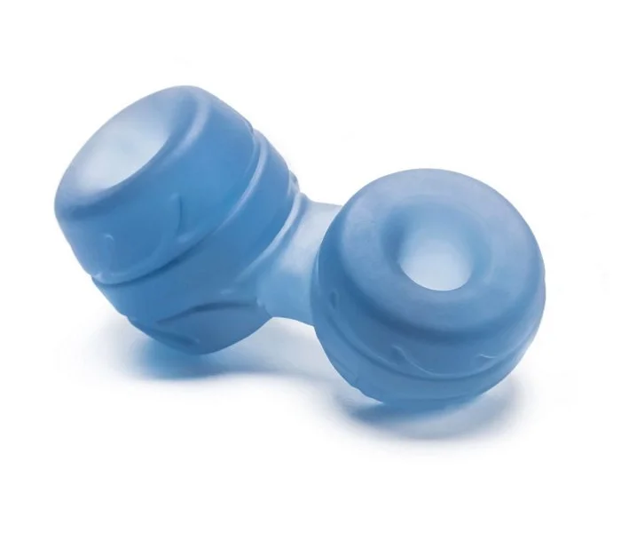 Perfect Fit SilaSkin Cock & Ball Ring - Blue