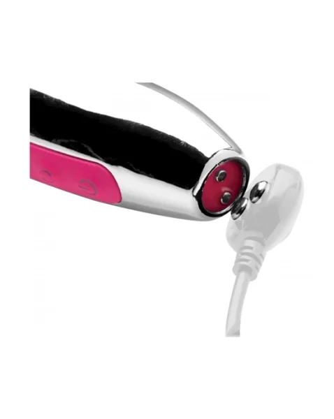 Empowered 10x Rotating Wand With Massage Beads - Pink - 8.7 Inch