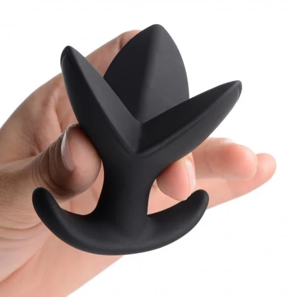 Dark Bloom Mini Claw Silicone Anal Plug Black