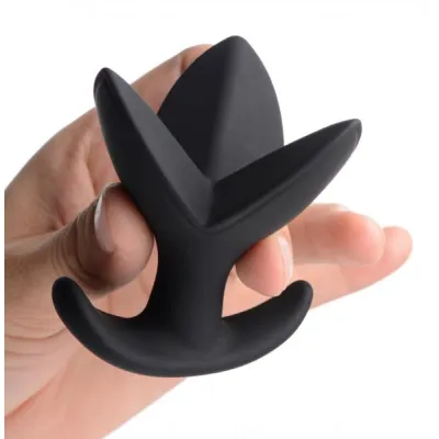 Dark Bloom Mini Claw Silicone Anal Plug Black