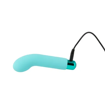 Sara s Spot Rechargeable Bullet With Removable G spot Sleeve Teal