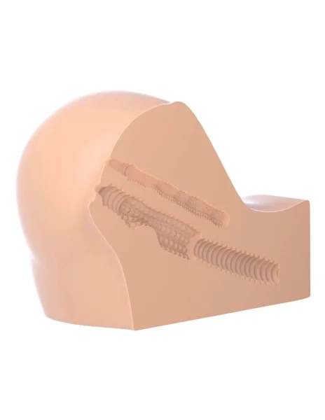 Pipedream Realistic 6.25" Petite Bubble Butt Masturbator - Dual Entry