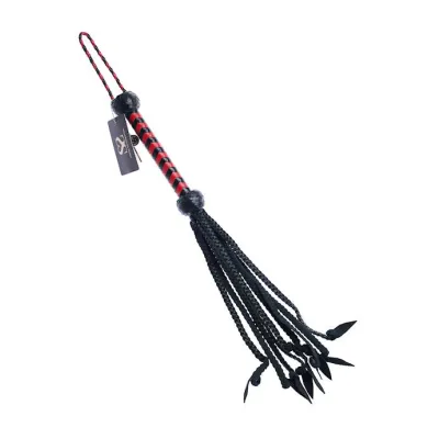 Bound X Braided Calf Leather Flogger