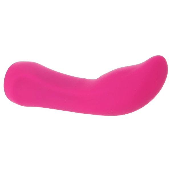Gem Vibe Collection 7" Glider Rechargeable Waterproof Silicone G-Spot Vibrator By CalExotics - Pink