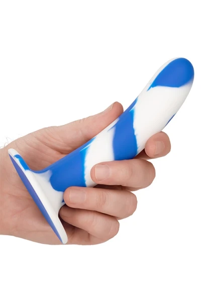 California Exotic Admiral Swirl Probe 5.5" Marbled Silicone Dildo