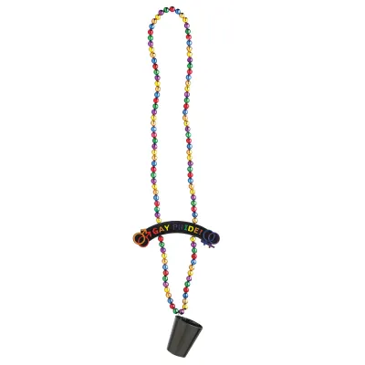Rainbow Beads with Shotglass