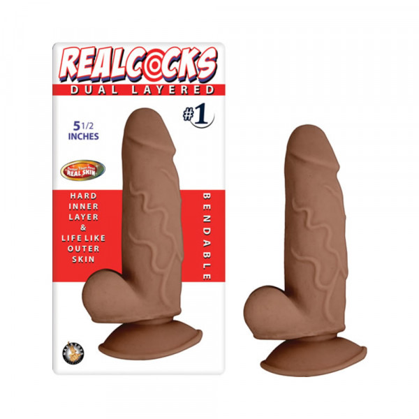 Real Cocks Dual Layered #1 5.5 inches Dildo