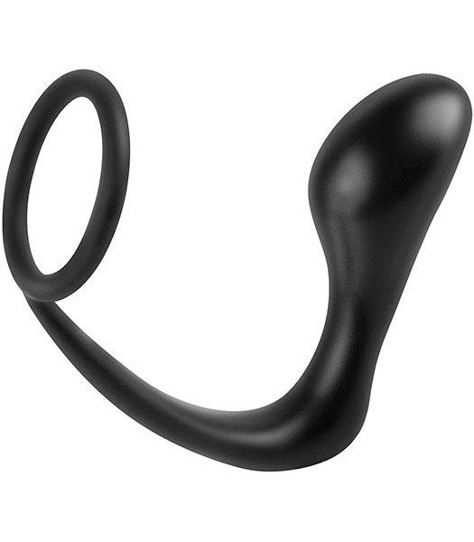 Pipedream Anal Fantasy Anal Fantasy Collection Ass Gasm Cockring Plug - Black — image 4 of 9