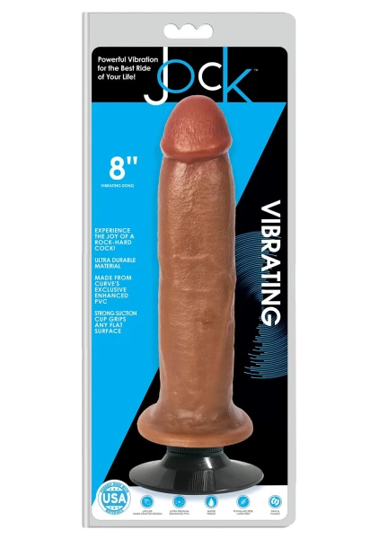 Jock 8" Vibrating Dong No Balls — image 4 of 6