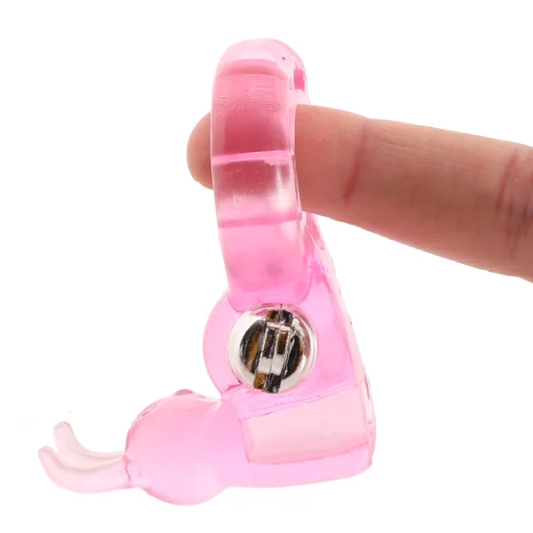Basic Essentials - Bunny Enhancer Vibrating Cock Ring