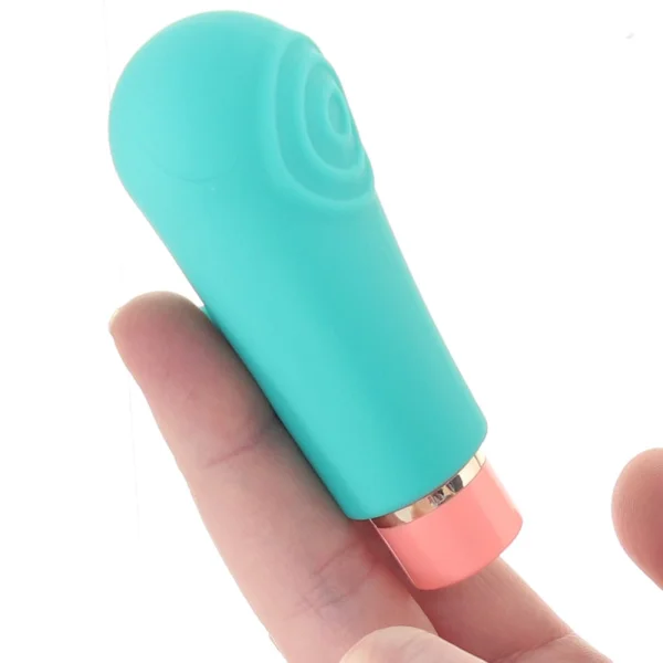 Aria Sensual AF Rechargeable Waterproof Silicone Clitoral Vibrator By Blush - Teal