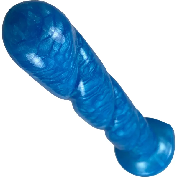 Funkit Toys NoFrillDo Bluetini With A Twist Silicone Dildo
