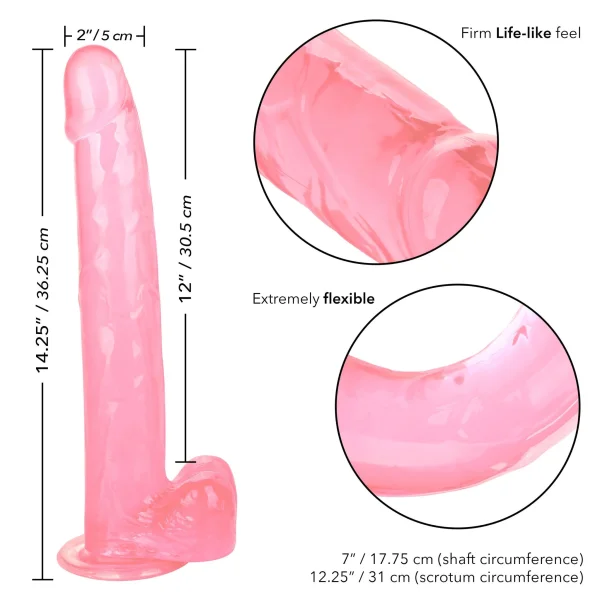 Size Queen 12 inch-30.5 Cm - Pink