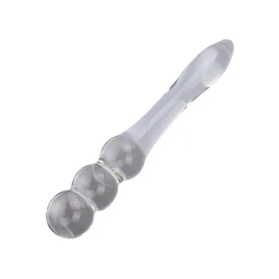 Lucent Star Glass Massager 8 Inch Clear