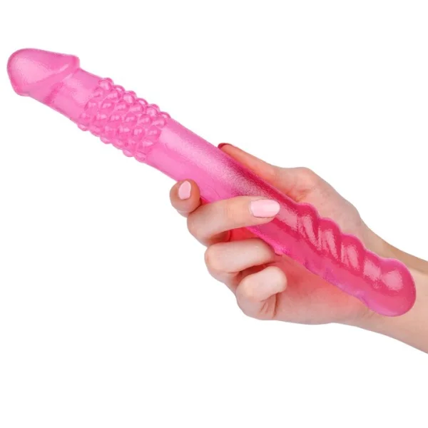 Pink Double Headed Dildo - 10 Inch — image 5 of 5