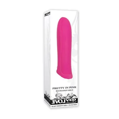 Pretty In Pink Rechargeable Bullet Vibrator by Evolved Novelties