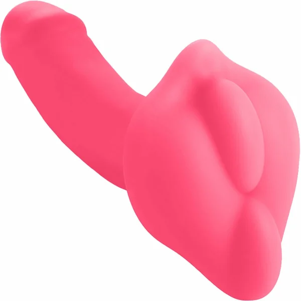 Bumpher Soft Silicone Dildo Base for Harness Play - Sweet Pink