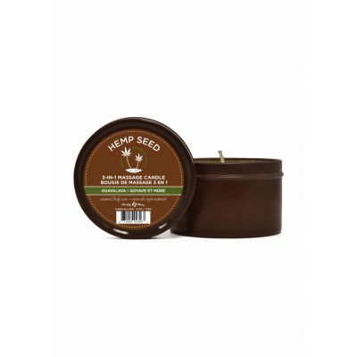 Guavalava Massage Candle with Guava and Blackberry Scent 6oz Massage Candles