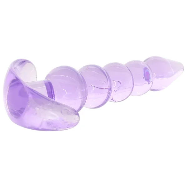 Adam & Eve Bumpy Delight Anal Plug - Purple