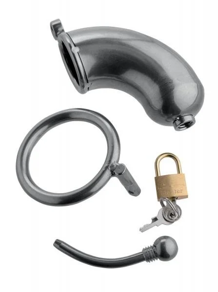 Armor Chastity Cage with Removable Urethral Insert — image 9 of 9