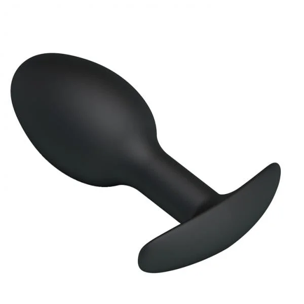 Pretty Love 3.34 inches Silicone Anal Plug with Ball Black — image 6 of 8