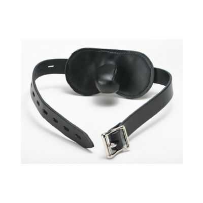 Strict Leather Locking Ball Gag Black