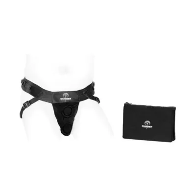 Strap on Dildos Harnesses Spareparts Deuce Double Strap Harness Black Size B Magnum