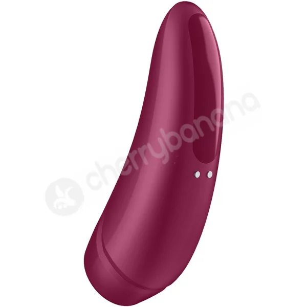 Satisfyer Curvy 1+ Burgundy App Controlled Vibrating Clitoral Stimulator