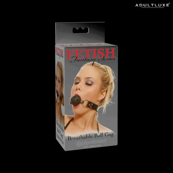 Fetish Fantasy Breathable Ball Gag - Black — image 5 of 5