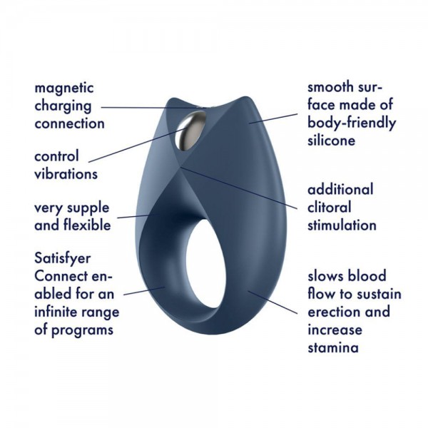 Satisfyer Royal One Vibrating Couples Ring With App