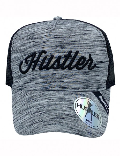 HUSTLER Heather Curved Brim