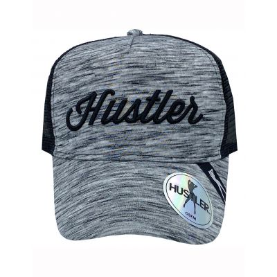 HUSTLER Heather Curved Brim
