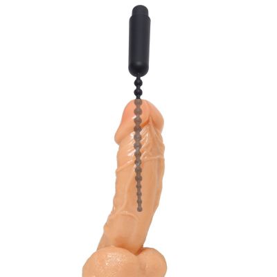 Master Series Dark Rod Vibrating Beaded Silicone Sound