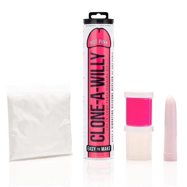 Clone-A-Willy Make Your Own Vibrating Silicone Dildo - Hot Pink