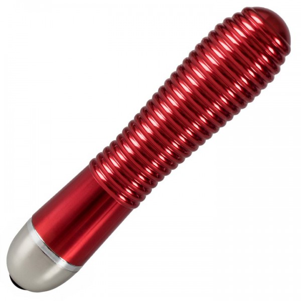 Hot Hardware Metalhead Red Stainless Steel 20 Function Vibrator