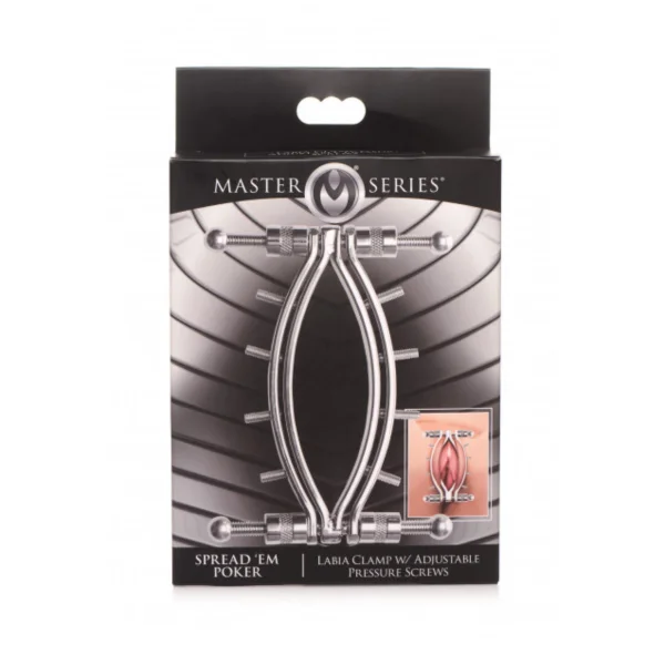 Stainless Steel Labia Clamp - BDSM Pussy Spreader