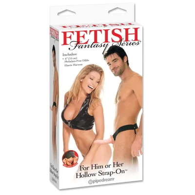 Fetish Fantasy Series for Him or Her Hollow Strap on Flesh