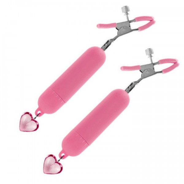 Wireless Vibrating Nipple Clamps