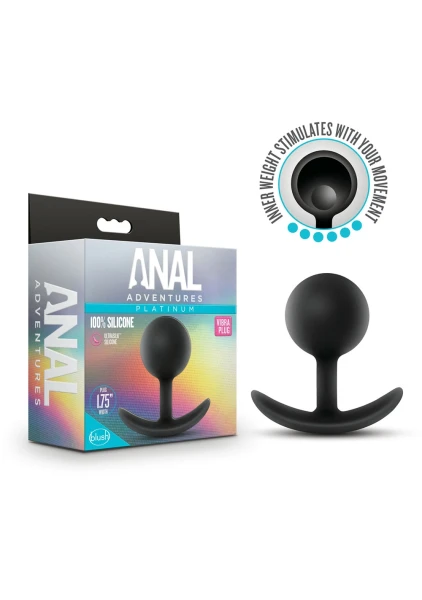 Anal Adventures Platinum - Silicone Vibra Plug — image 4 of 8